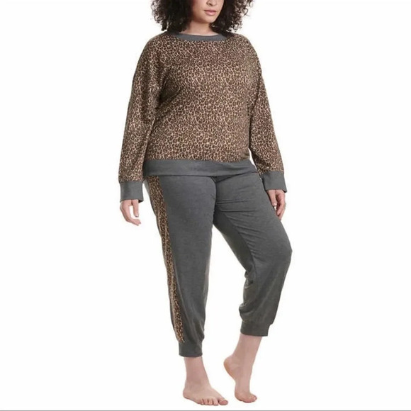 Splendid Leopard print pajama set Medium - Picture 4 of 8